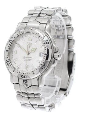 TAG HEUER 6000 series WH5111-K1 Date Silver Dial Automatic Men's Watch_945432